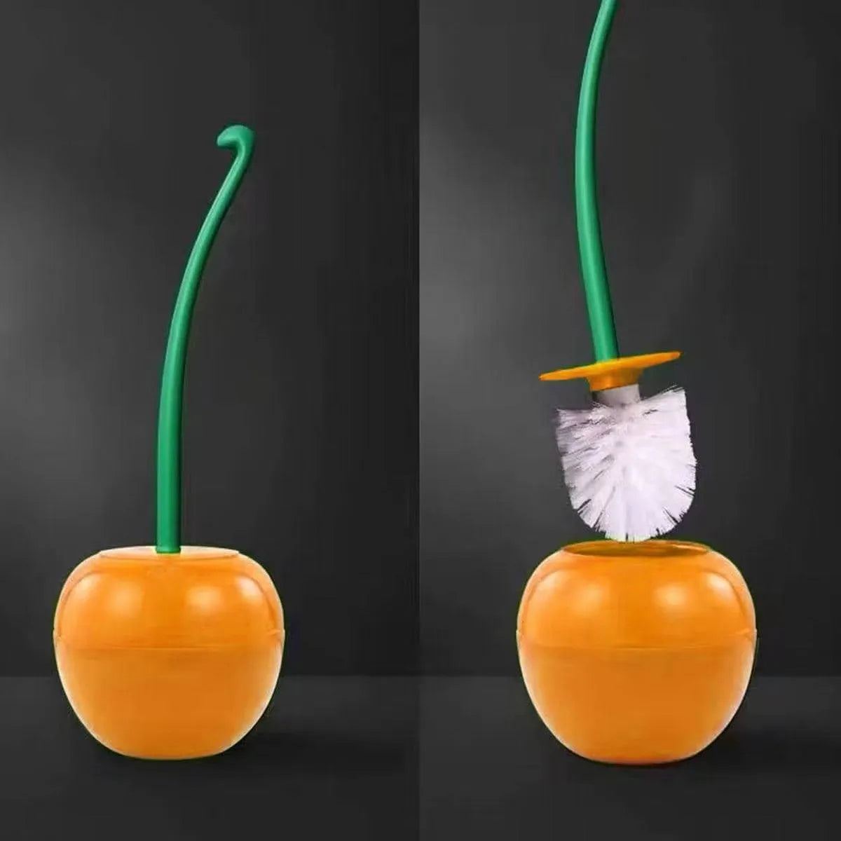 Charming Cherry Toilet Brush Set