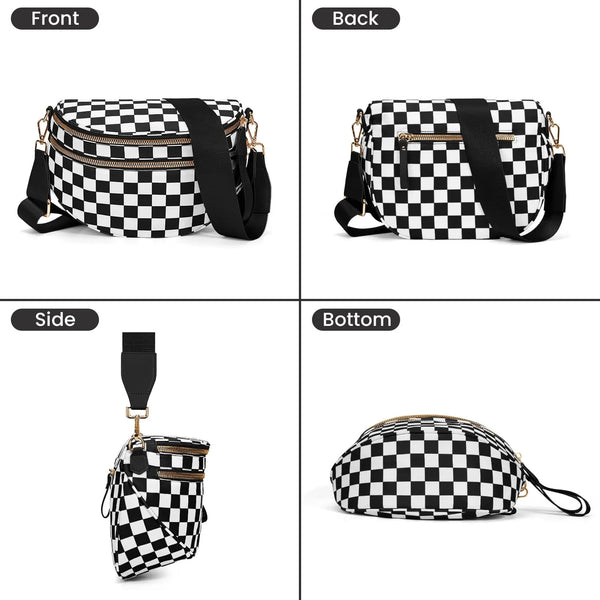 DOYOGI-Black-and-White-Checkered-Spacious-Bum-Bag-Crossbody-Bags-for-Women-Nylon-Travel-essentials-Mommy.jpg