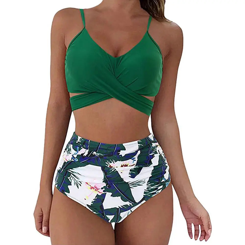 Chic High-Waist Bikini Set