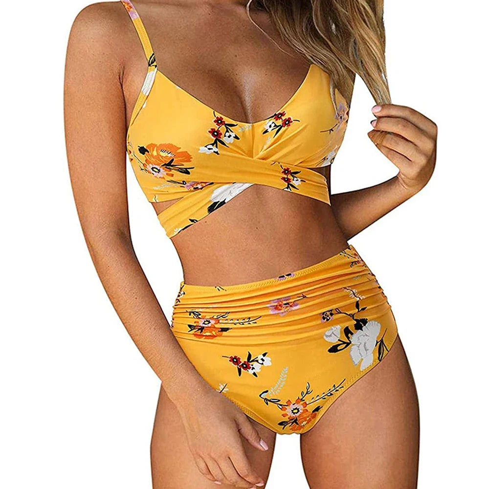 Chic High-Waist Bikini Set