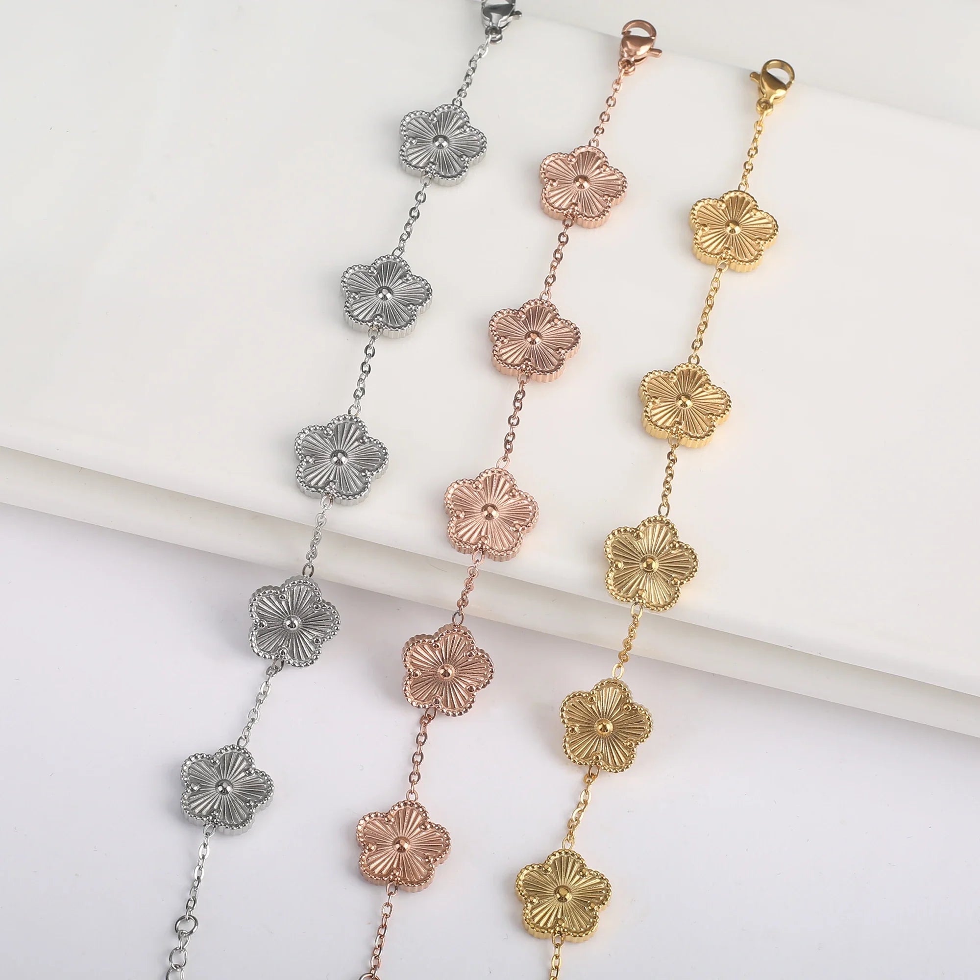 Chic Adjustable Clover Bracelet
