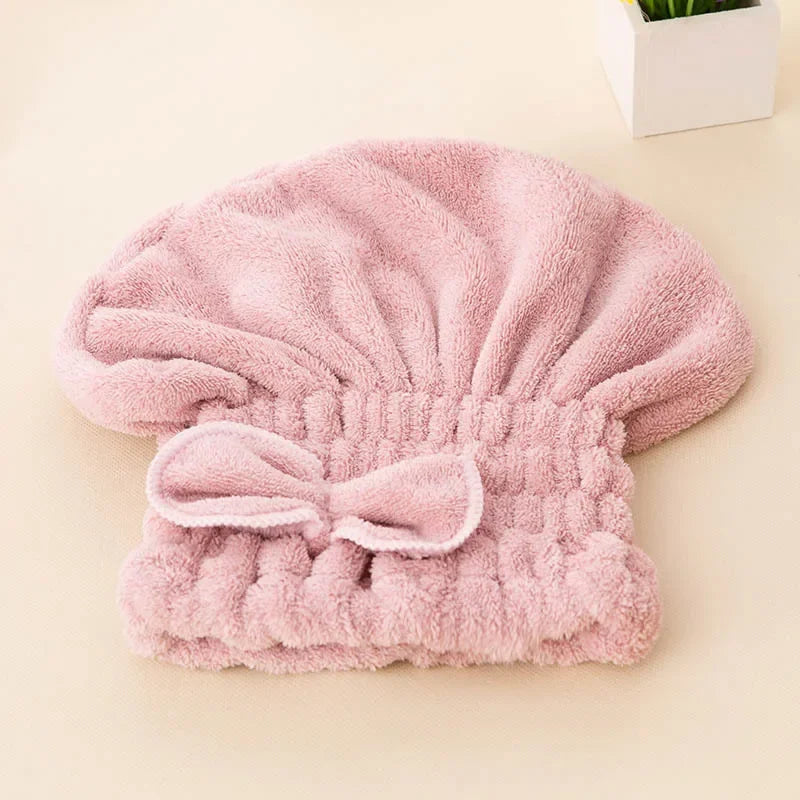 Quick-Dry Hair Wrap Cap