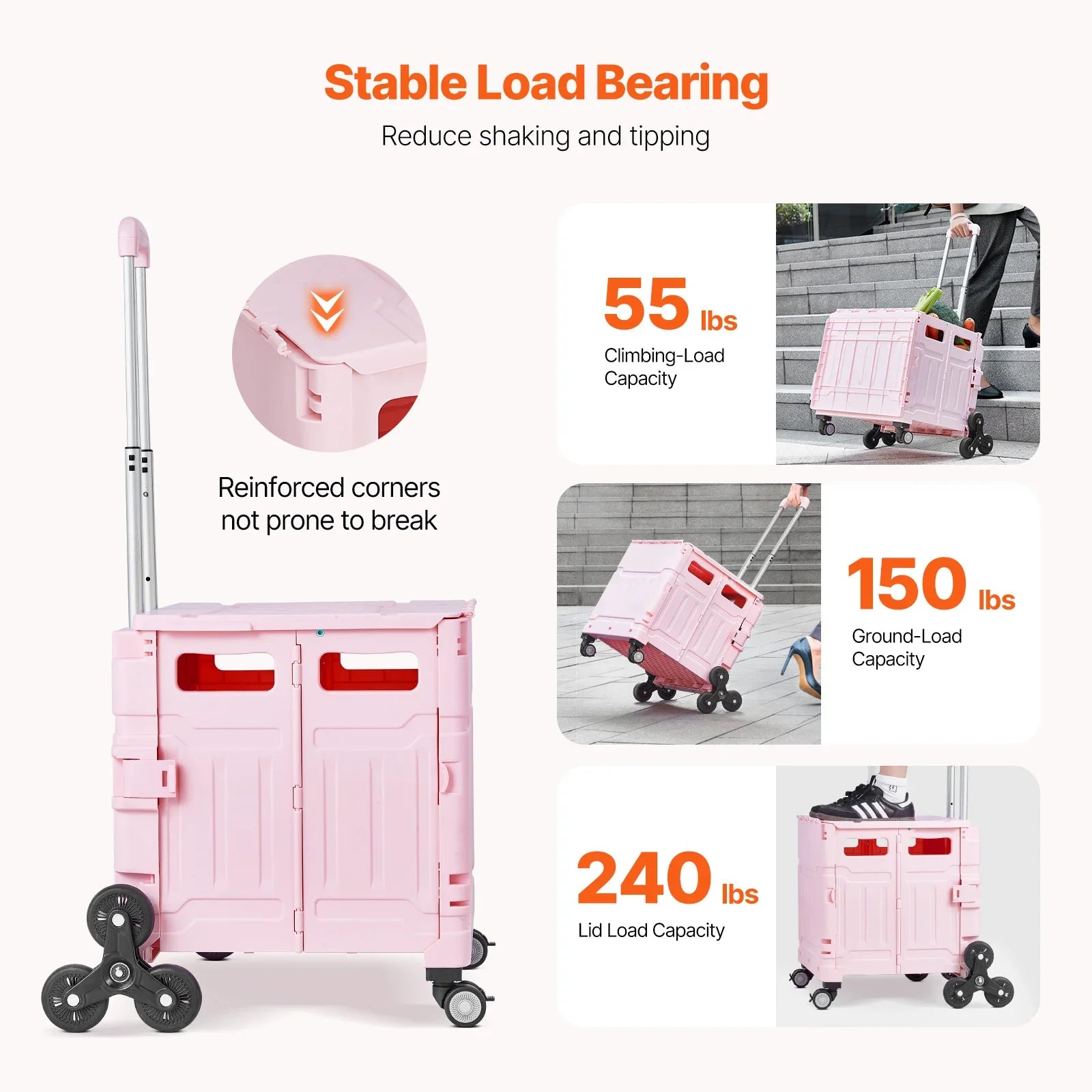 Stair Climbing Helper Cart