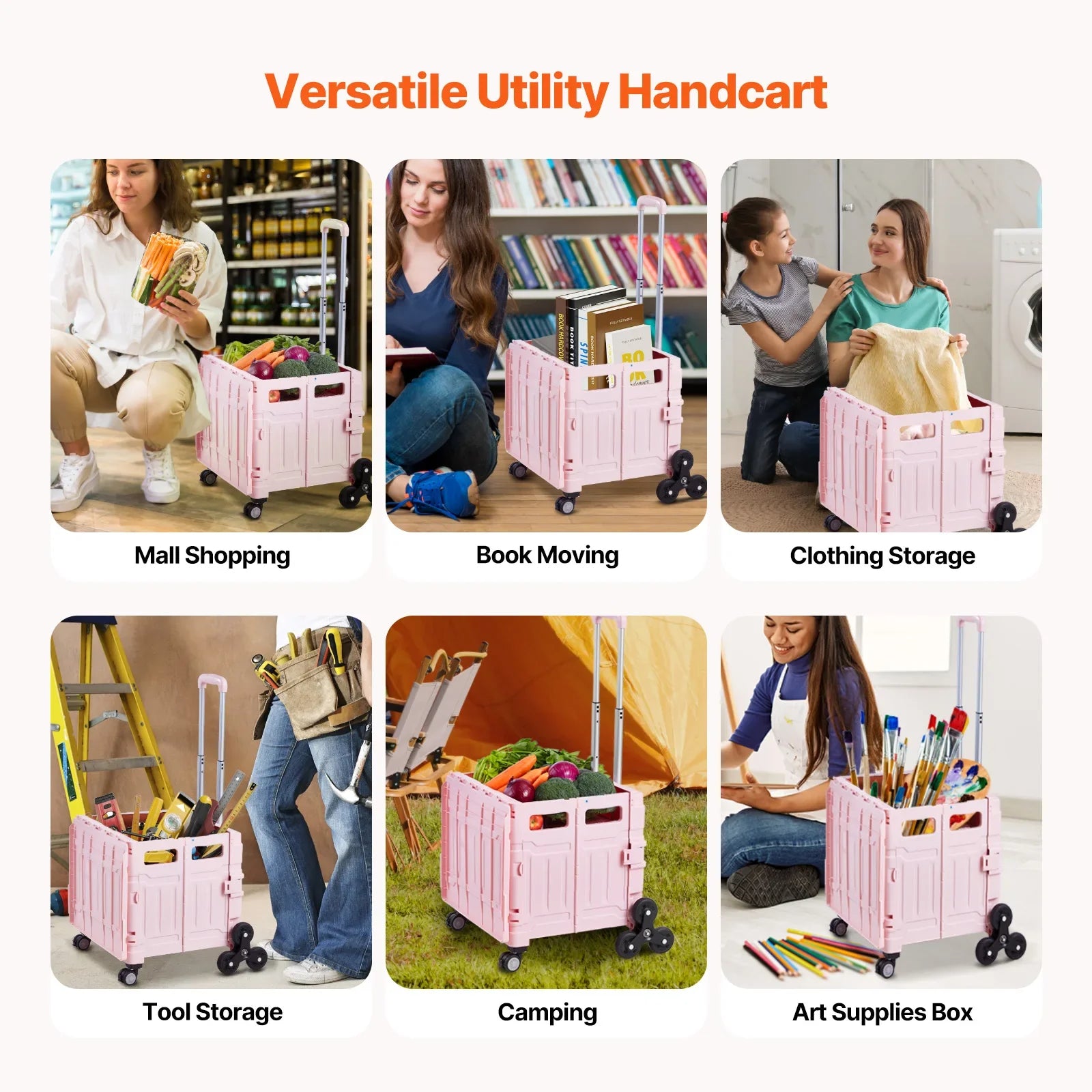 Stair Climbing Helper Cart