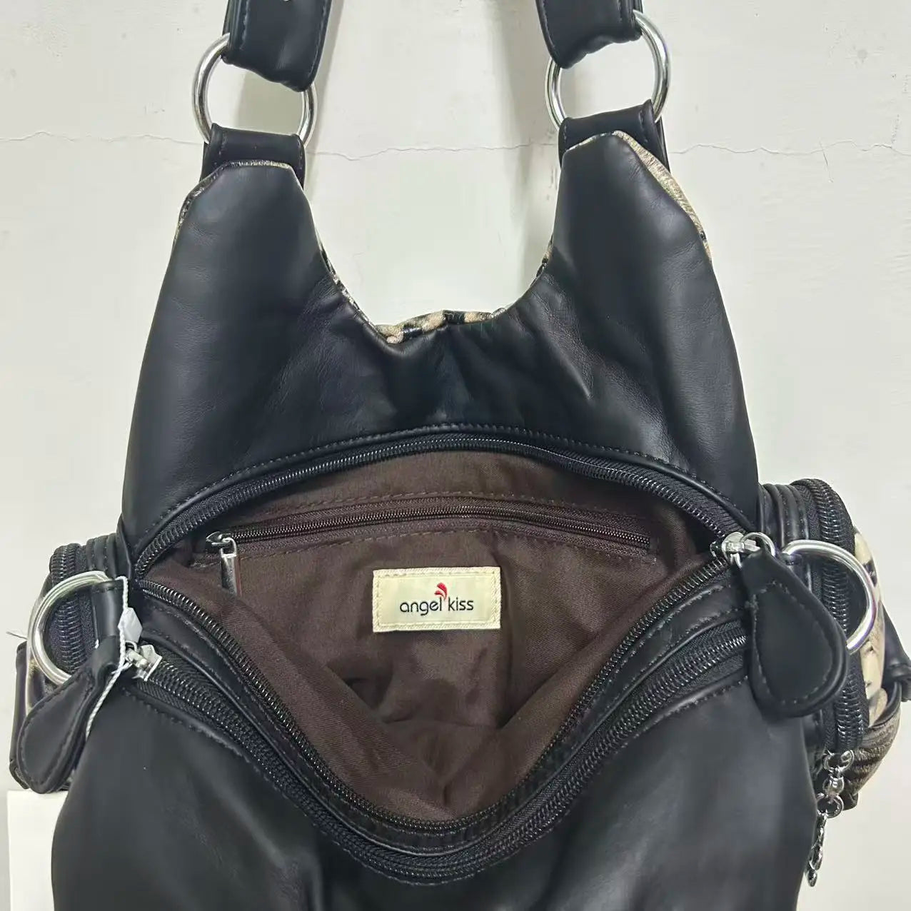 Retro Leopard Shoulder Bag